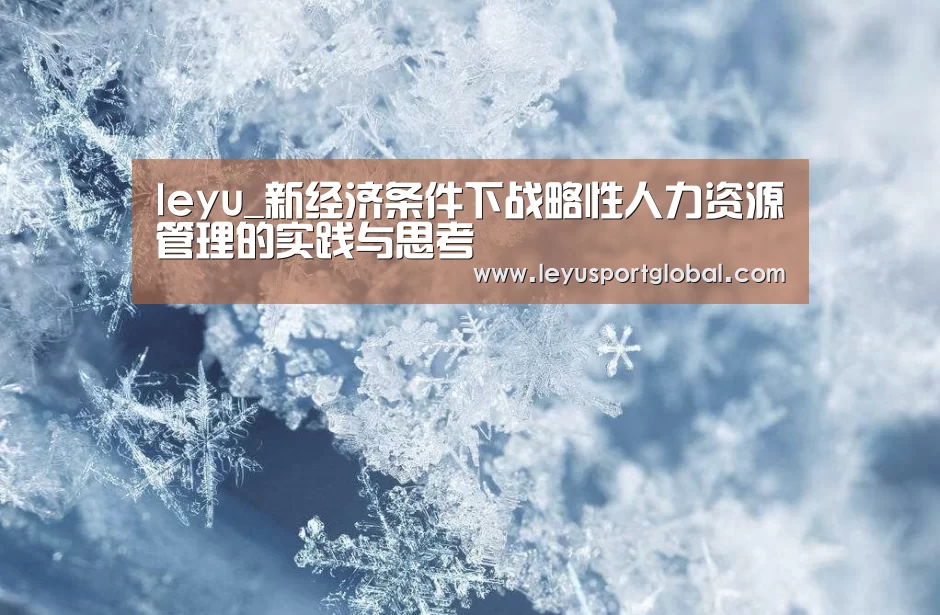 leyu_新经济条件下战略性人力资源管理的实践与思考(图1)
